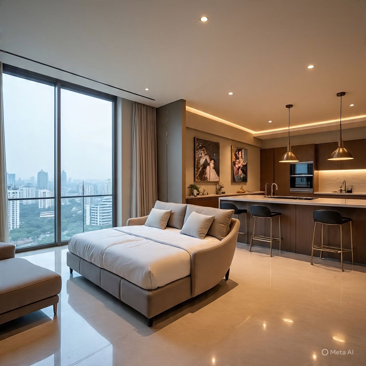 Modern kitchen interior