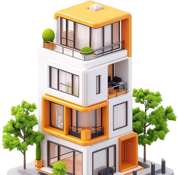 Modern residential building